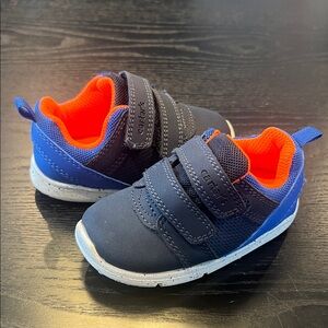 Carter's Blue and Bright Orange Sneakers